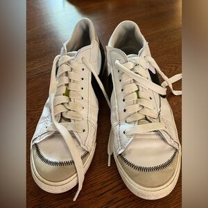 Nike Men’s Sneakers. White Leather. Size 14.